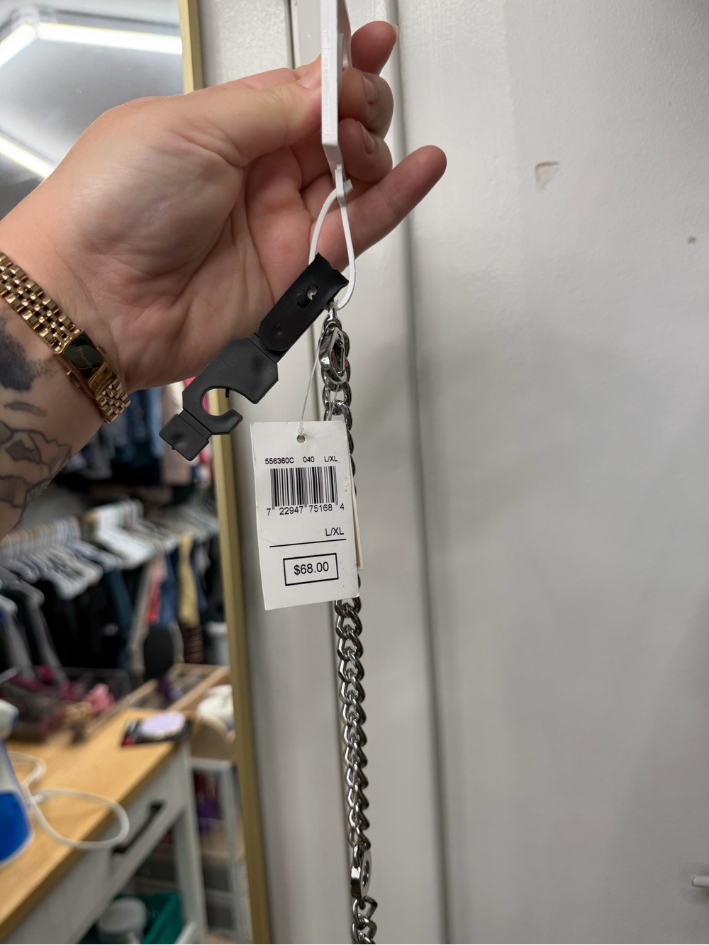 Michael Kors waist chain L/XL